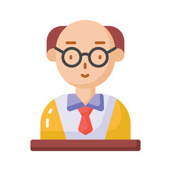 Businessman vector design ready to premium download, trendy editable icon