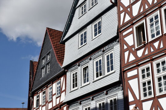 Malerische Fachwerkh&auml;user in Fritzlar