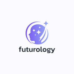 Intelligence logo design vector. Smart people symbol template.