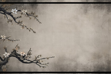 arranged frame's border background Asian Zen concept