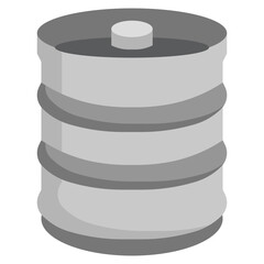 beer keg filled outline icon,linear,outline,graphic,illustration