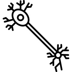 Obraz premium Bipolar Neuron Icon