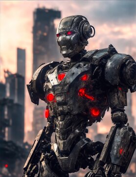 Menacing AI-powered Cyborg in the Near Future