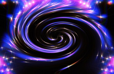 幻想的なキラキラ輝く抽象背景