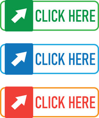 click here buttons set, transparent.