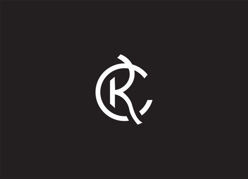 CR letter logo design and initial logo