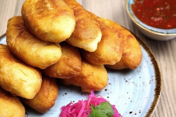 Russian Potato Piroshki - Deep Fried Buns