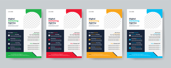Modern Creative Corporate & Business Flyer Brochure Template Design, abstract business flyer, vector template design. Brochure design, cover, annual report, poster, flyer 