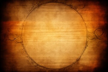 A grungy background with a central circle