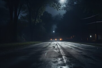 Fototapeta na wymiar road at night