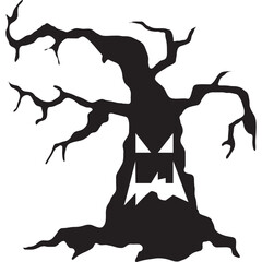 Halloween Spooky Tree © kurawa