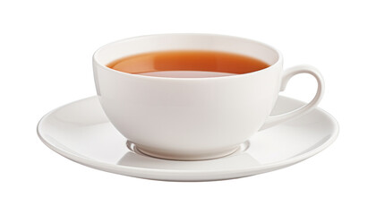 cup of tea isolated on transparent background cutout - obrazy, fototapety, plakaty