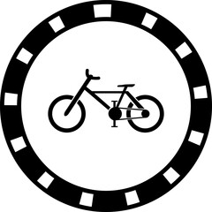 bicycle silhouette vector