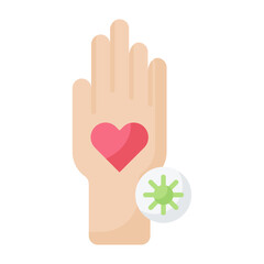 Tattoo Infection Flat Icon