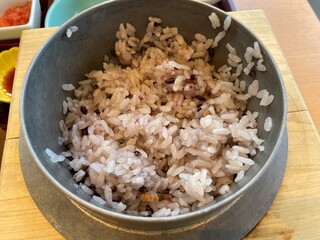 釜炊きの雑穀米
