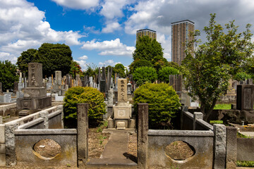Cimetière Japonais à Tokyo