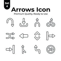 Well designed arrows vectors set, ready for premium use