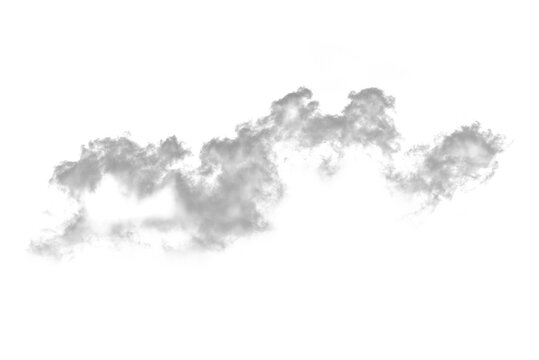 Fototapeta Tło, biała chmura bez tła, dym