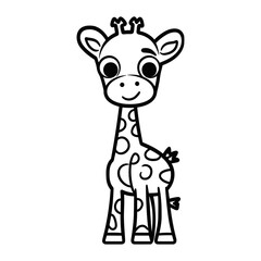 Cute Giraffe Handdrawn