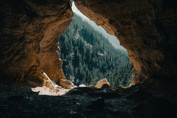 cave in Tatra mountain