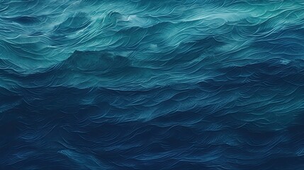 Swirling patterns of teal and aqua, resembling the interplay of ocean waves at twilight.
 - obrazy, fototapety, plakaty