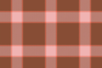 Plaid background, check seamless pattern. Vector fabric texture for textile print, wrapping paper, gift card or wallpaper.