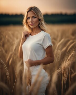 Woman, Portrait, Woman Model, Mockup