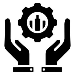 Corporate Governance Glyph Icon