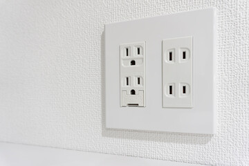 壁面のコンセント
