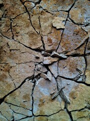 A broken heart is all that  is left .
..
.
A picture I took on my Iphone 4s of a shattered concrete . 