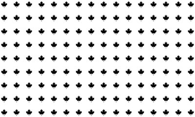 Maple Leaf Motifs Pattern, can use for decoration, background, backdrop, ornate, wallpaper, fashion, textile, fabric, wrapping, cover or graphic design element. Vector Illustration 