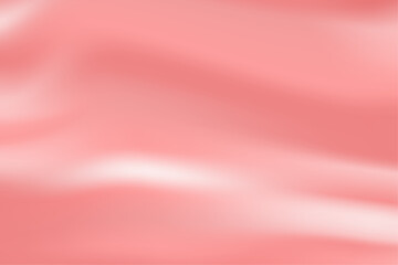 Light Coral and Sweet Pink Gradient Banner. Pastel Pink Abstract Liquid Texture. Vector Illustration.
