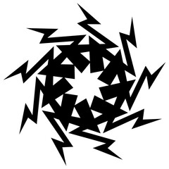 Element Y2K shape aesthetic black