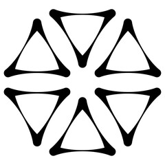 Element Y2K shape aesthetic black