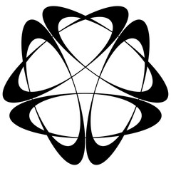 Element Y2K shape aesthetic black