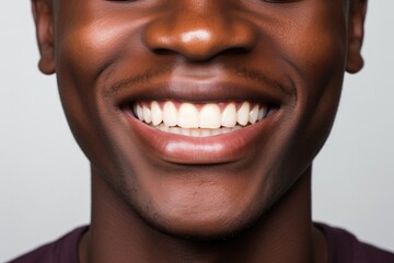 young african american man happy and surprised expression