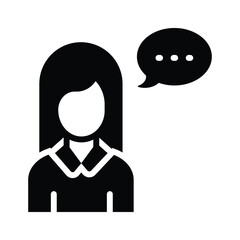 Grab this carefully crafted female teacher vector design, ready to use icon