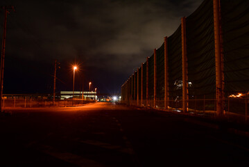 industrial area on holiday