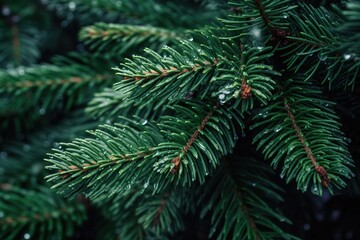 Fototapeta na wymiar The Christmas Tree Reflecting the Joy of the New Year
