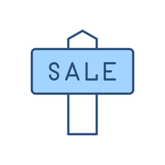 Nameplate Sale related vector icon. Isolated on white background. Vector illustration