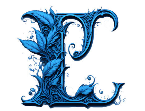 Alphabet L Tattoo design