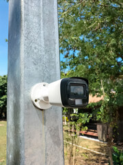 Installation of CCTV cameras outside houses and office buildings.