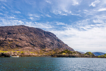 Fototapeta premium island of skye, lake Coruisk landscape, scotland, uk