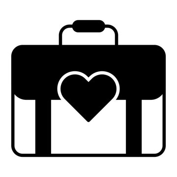 Lugage Glyph Icon