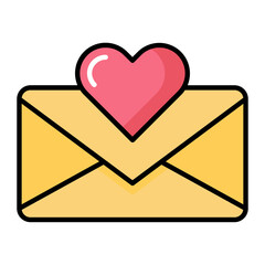 Invitation Colored Outline Icon