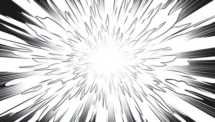 An explosion in anime style. Great for comics, anime, manga and more. 