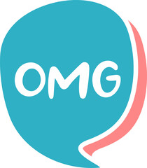 HI bubble talk vector icon