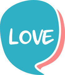 HI bubble talk vector icon