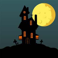Fototapeta na wymiar Halloween party, bright banner set. Helloween vector banner design, happy halloween pattern