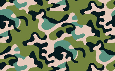 camouflage seamless pattern